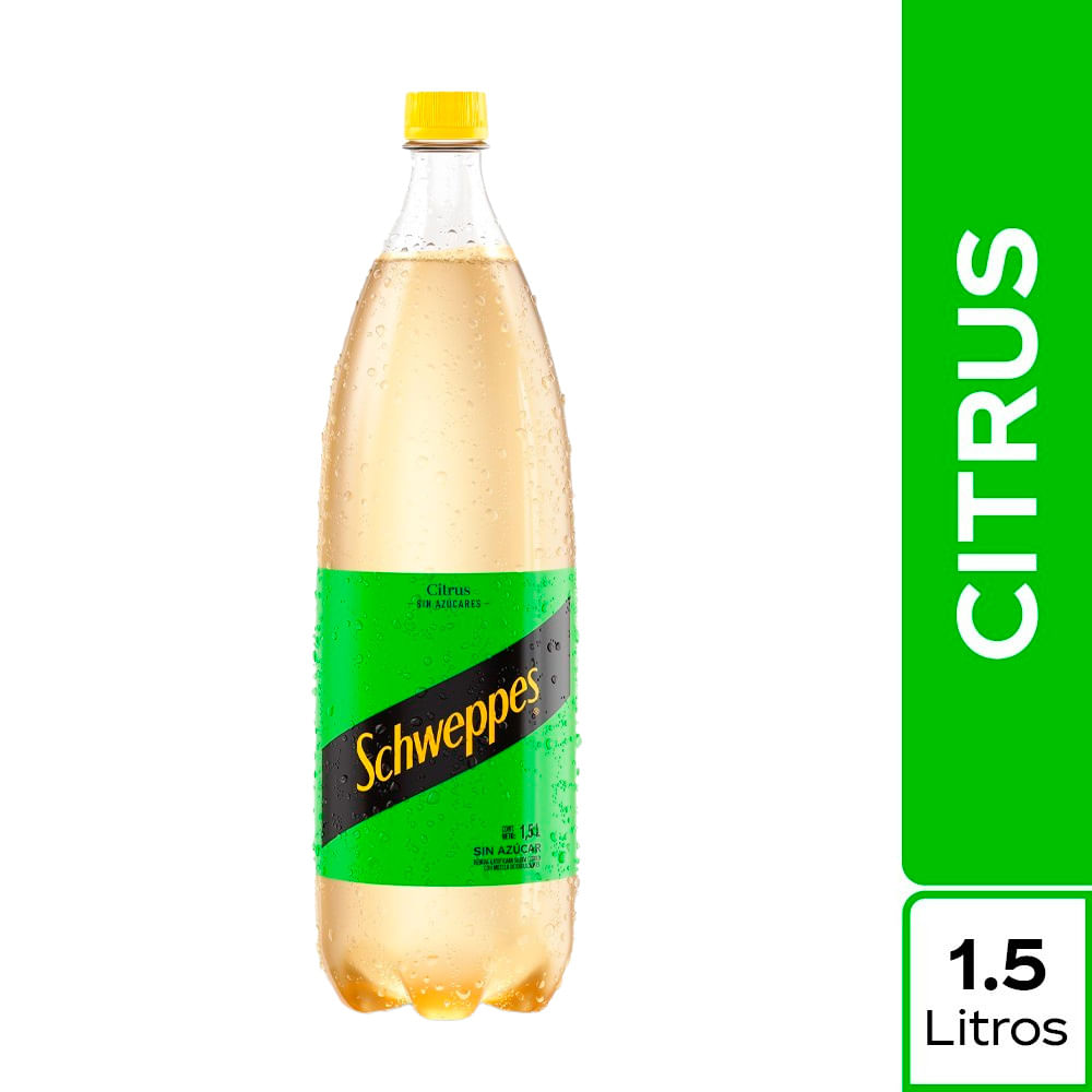 Ginger Ale SCHWEPPES Citrus Botella 1.5L