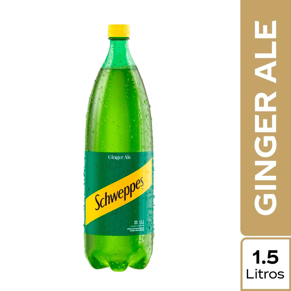 Ginger Ale SCHWEPPES Botella 1.5L