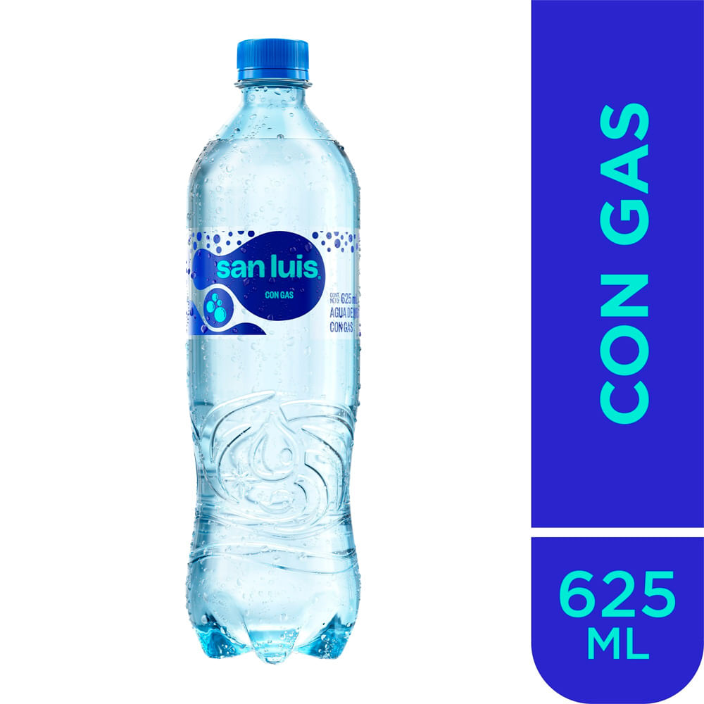 Agua Mineral SAN LUIS Con Gas Botella 625ml