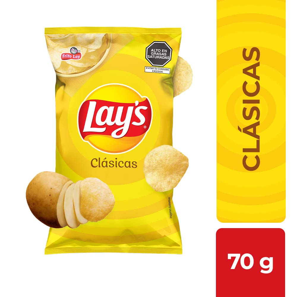 Papas LAY'S Clásicas Bolsa 70g