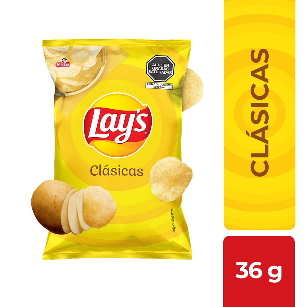 Papas LAY'S Clásicas Bolsa 36g