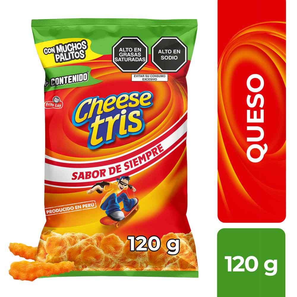 Palitos de Maíz CHEESE TRIS Queso Bolsa 120g