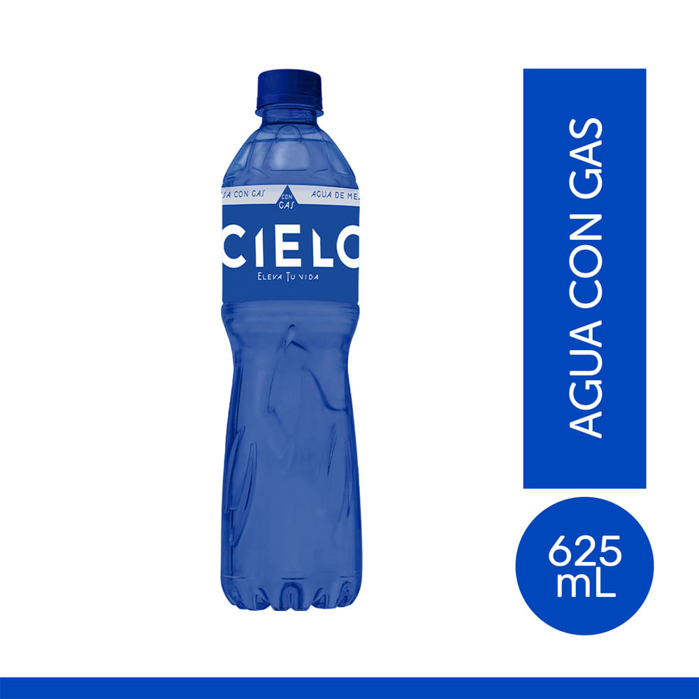 Agua de Mesa CIELO con Gas Botella 625ml