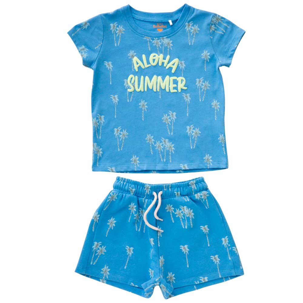 Conjunto Polo + Short Mini Print Bebé Niño BABY EUREKA