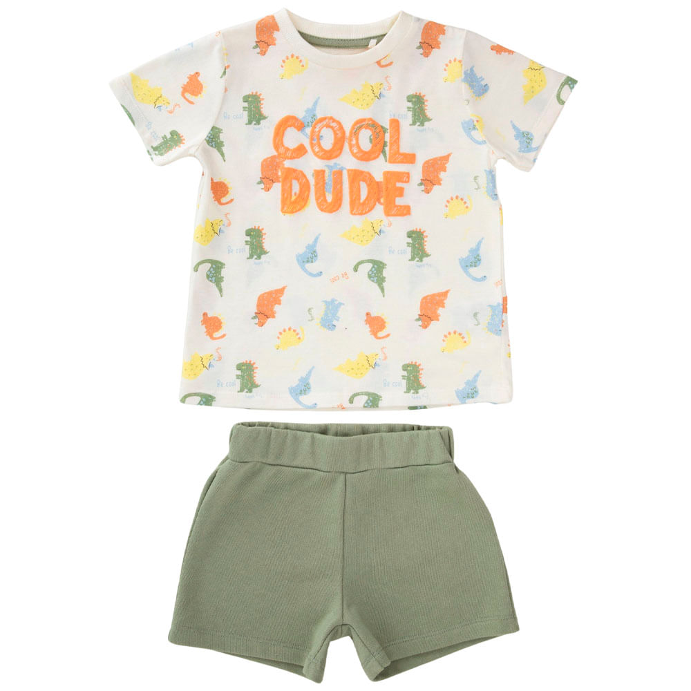 Conjunto Polo + Short Wild Bebé Niño BABY EUREKA