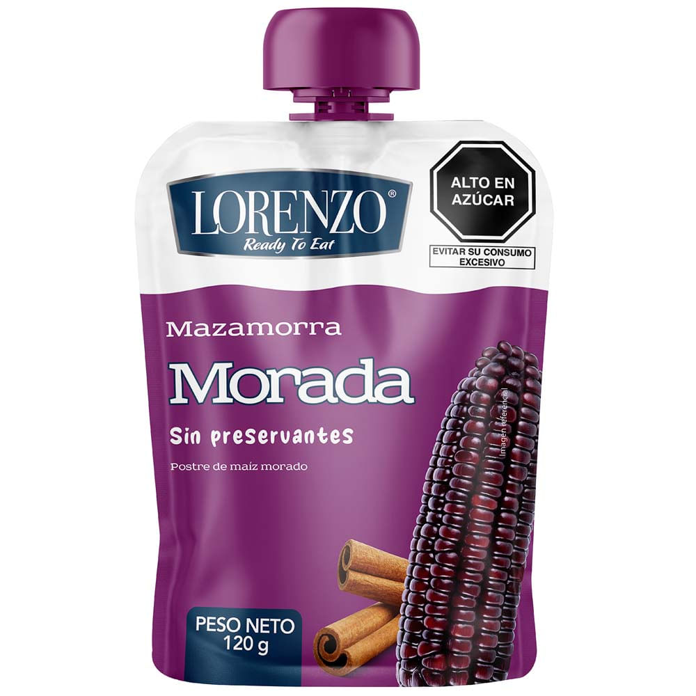 Mazamorra Morada Lista LORENZO Doypack 120g