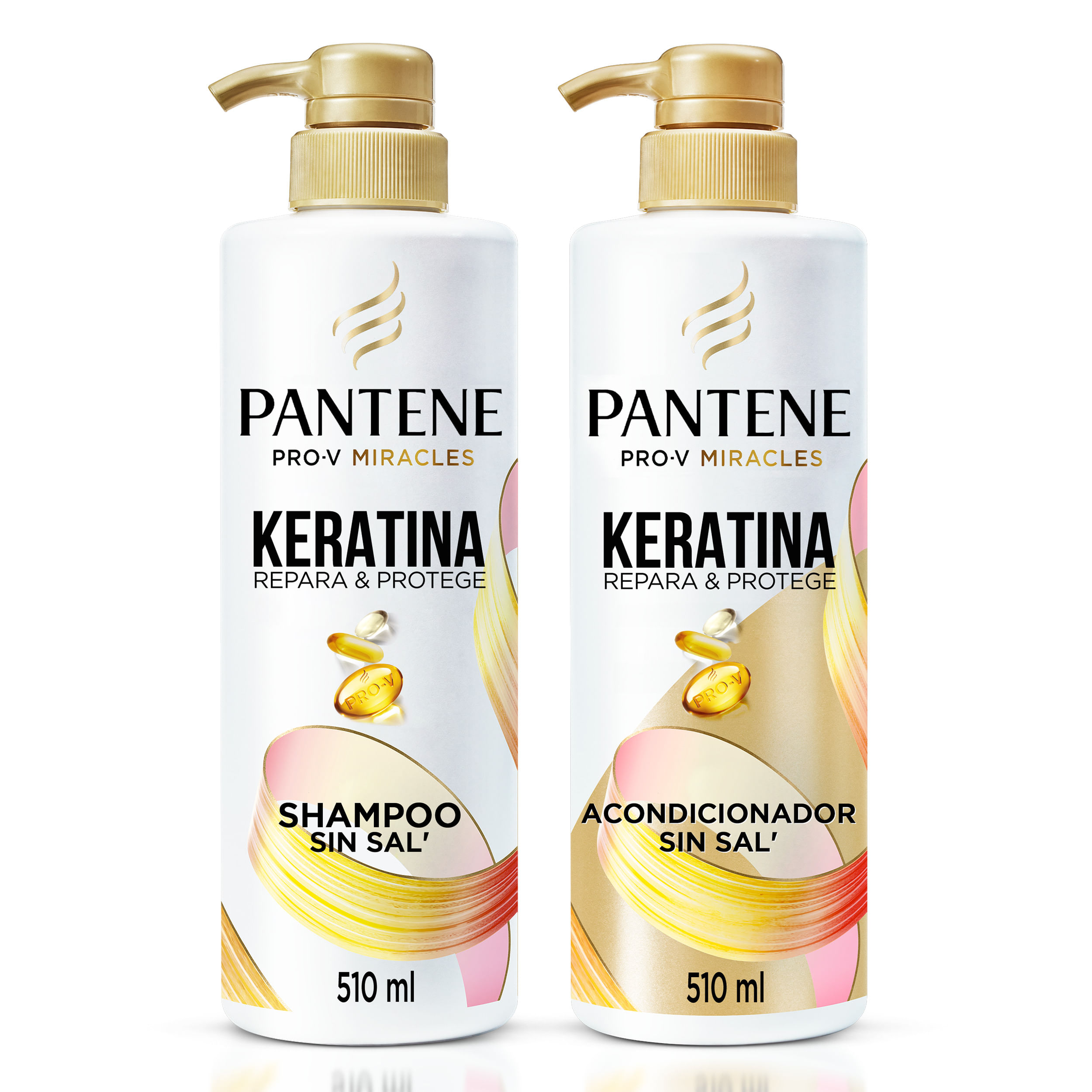 Pack Acondicionador con Keratina PANTENE Frasco 510ml + Shampoo PANTENE Keratina Frasco 510ml
