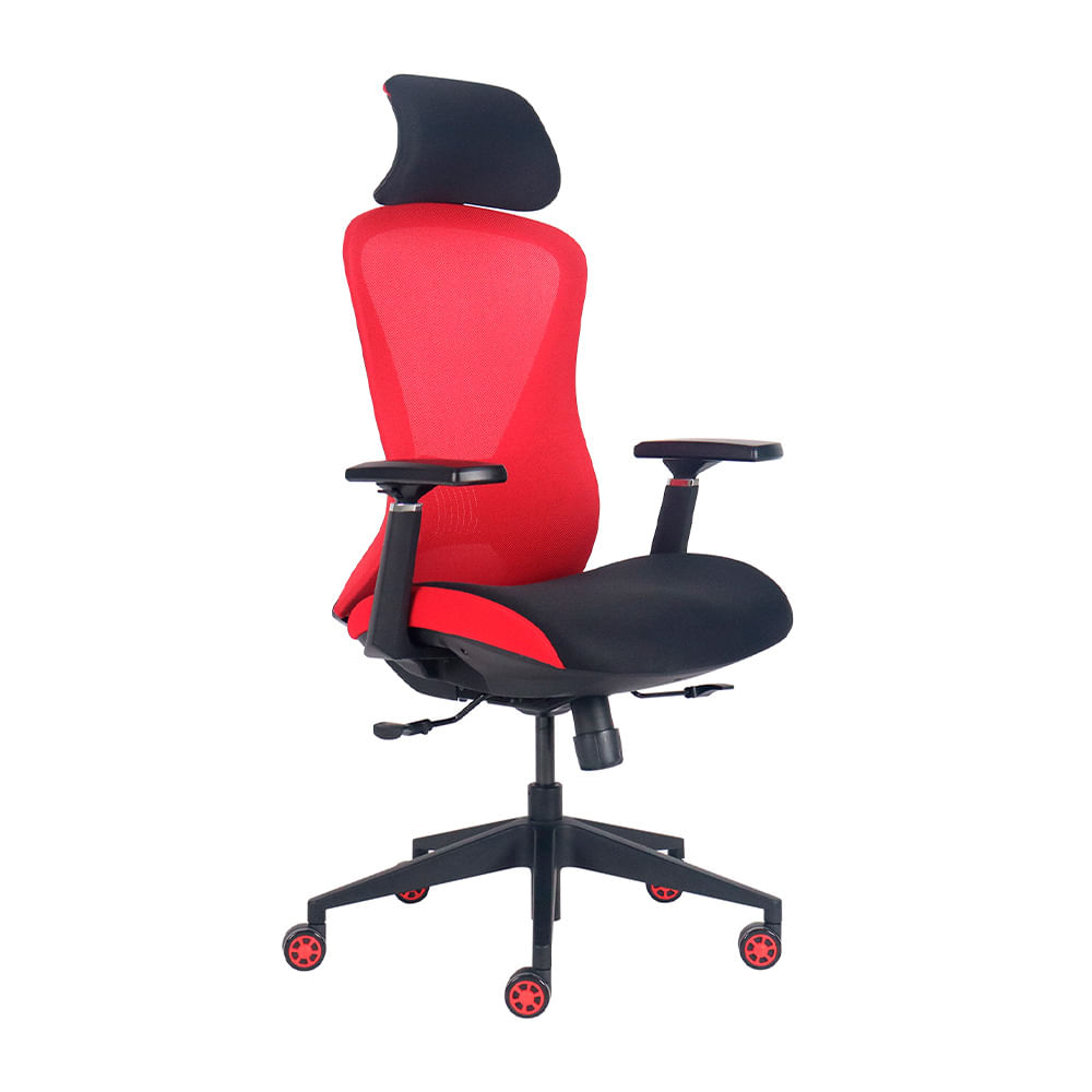 Silla Gamer Ergonómica Evox K2-BH-12 Rojo