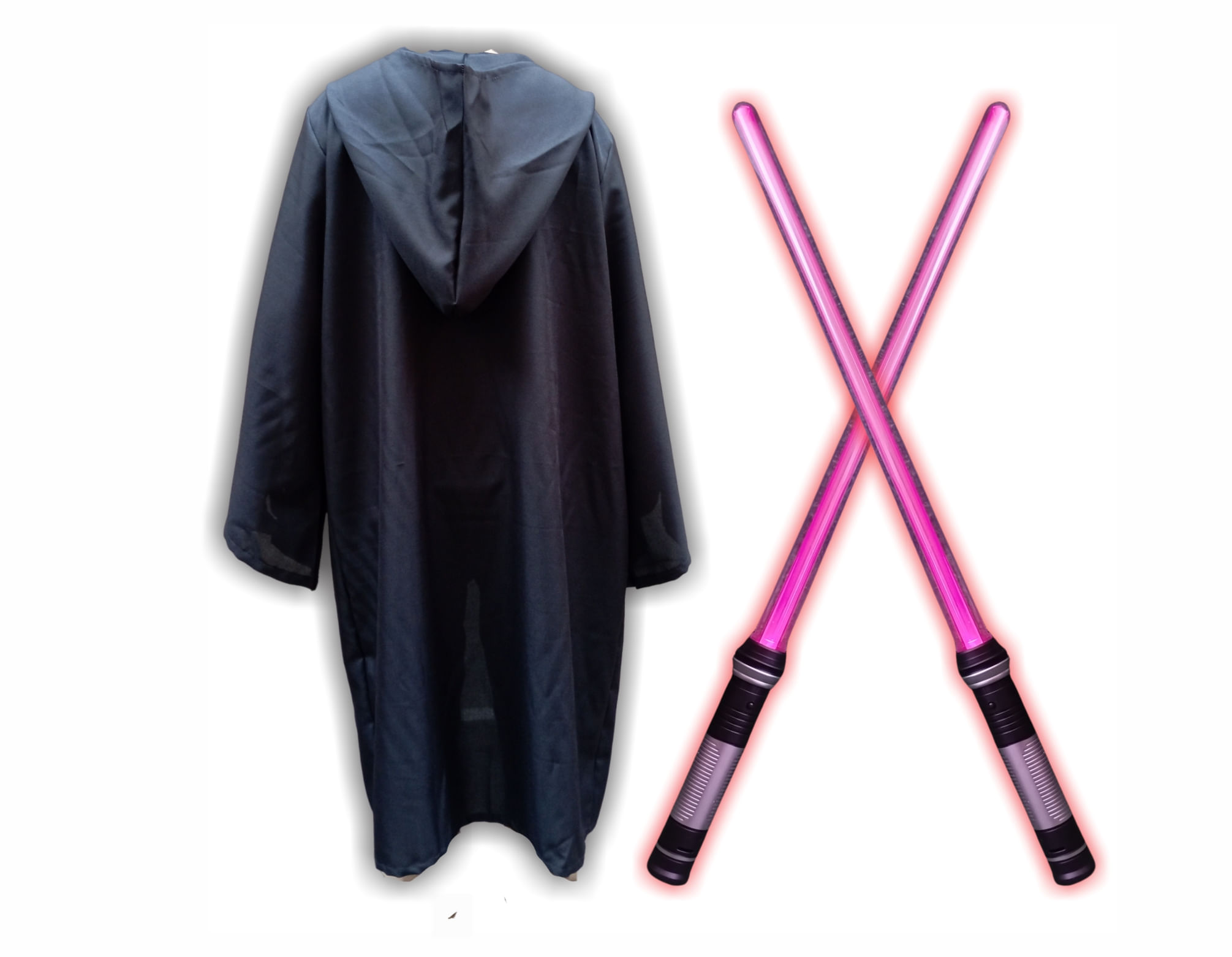 Set Túnica Capa Sith Niños con Doble Sable Láser Tipo Star wars