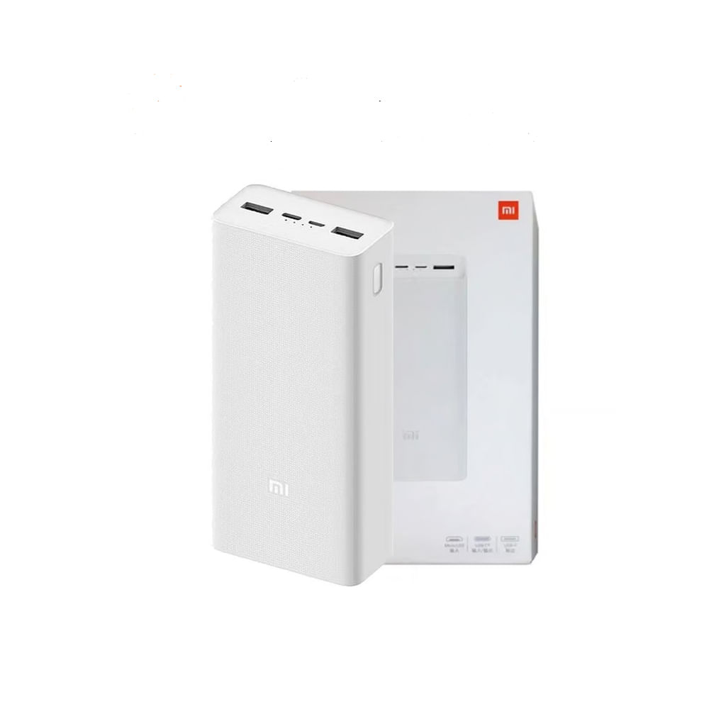 Xiaomi Power Bank 3 30000mAh de carga rápida con 4 puertos -Blanco