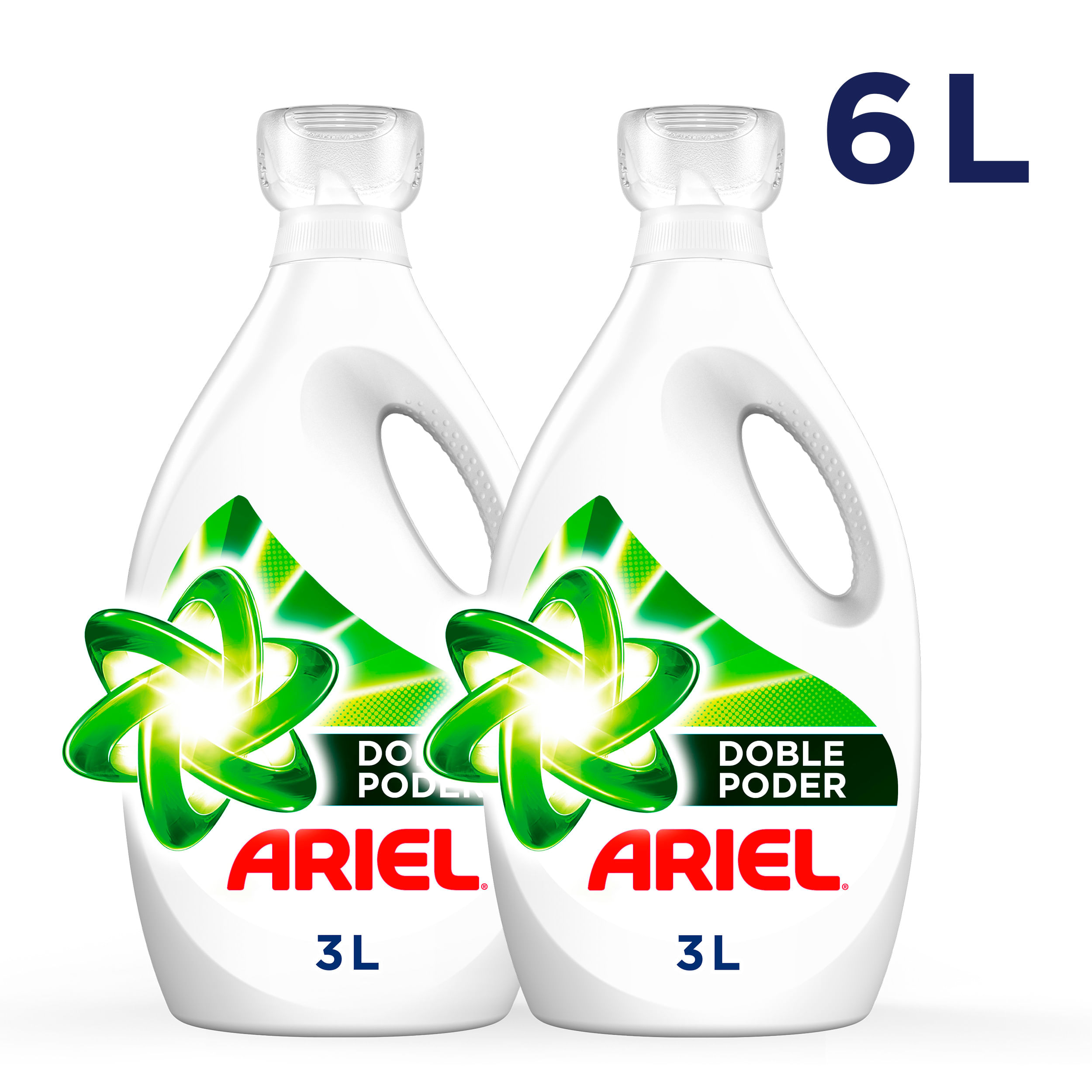 Pack Detergente Líquido ARIEL Pro Cuidado 3L x 2un