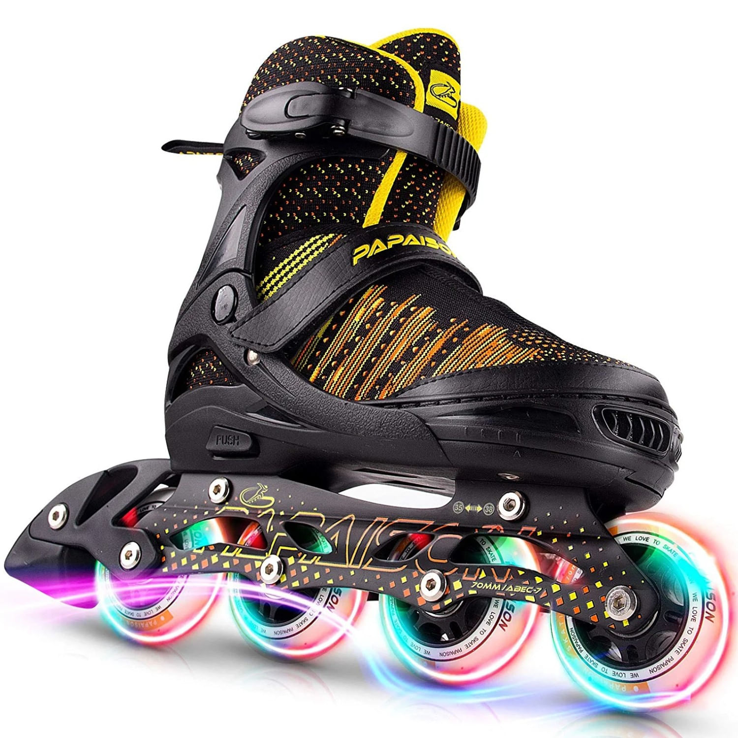 Patines Inline Skates MOD 310 - BK - T/37-38-39 Expandibles