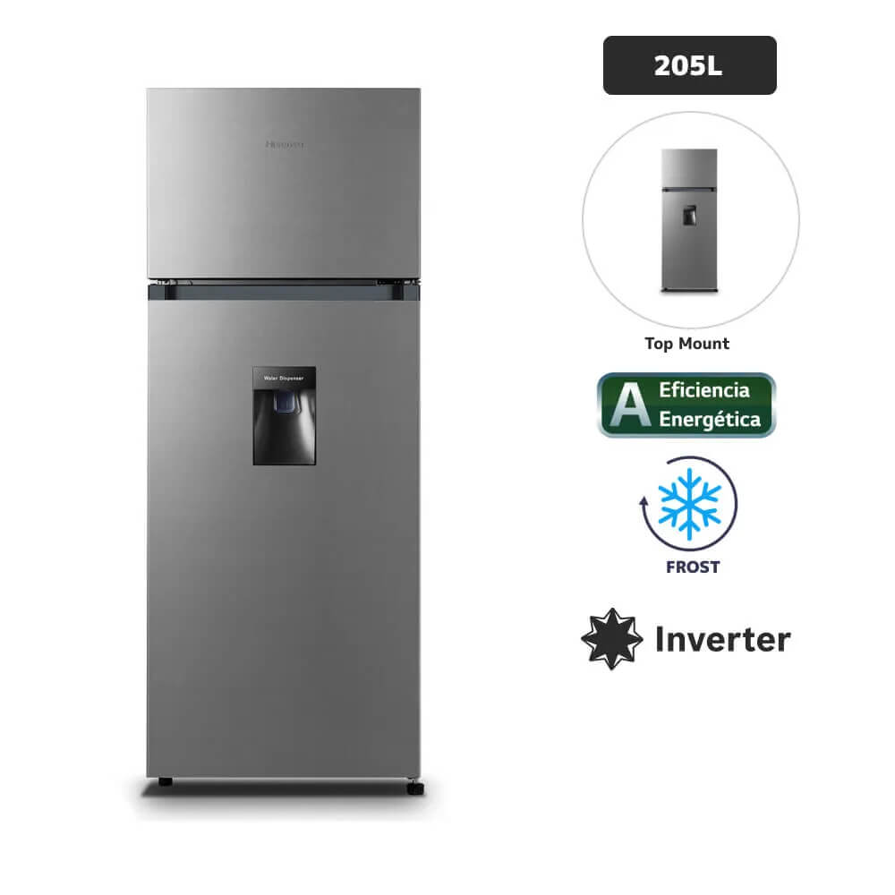 Refrigeradora HISENSE 205L Frost RD267H Gris