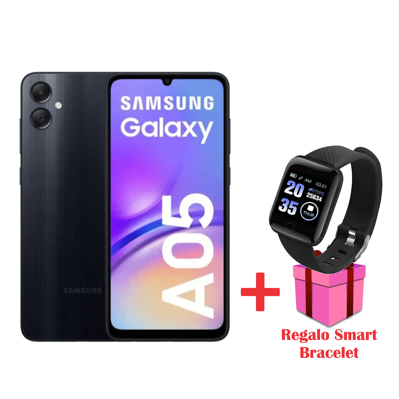 Celular Samsung A05 6.7" 64GB + 4GB Negro