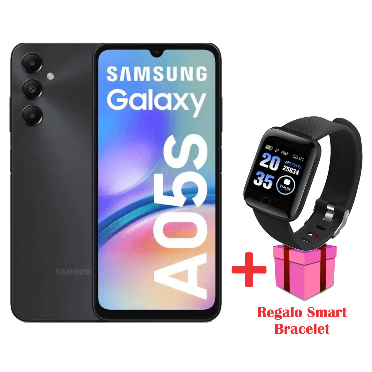 Celular Samsung A05s 6.7" 128GB + 6GB Negro