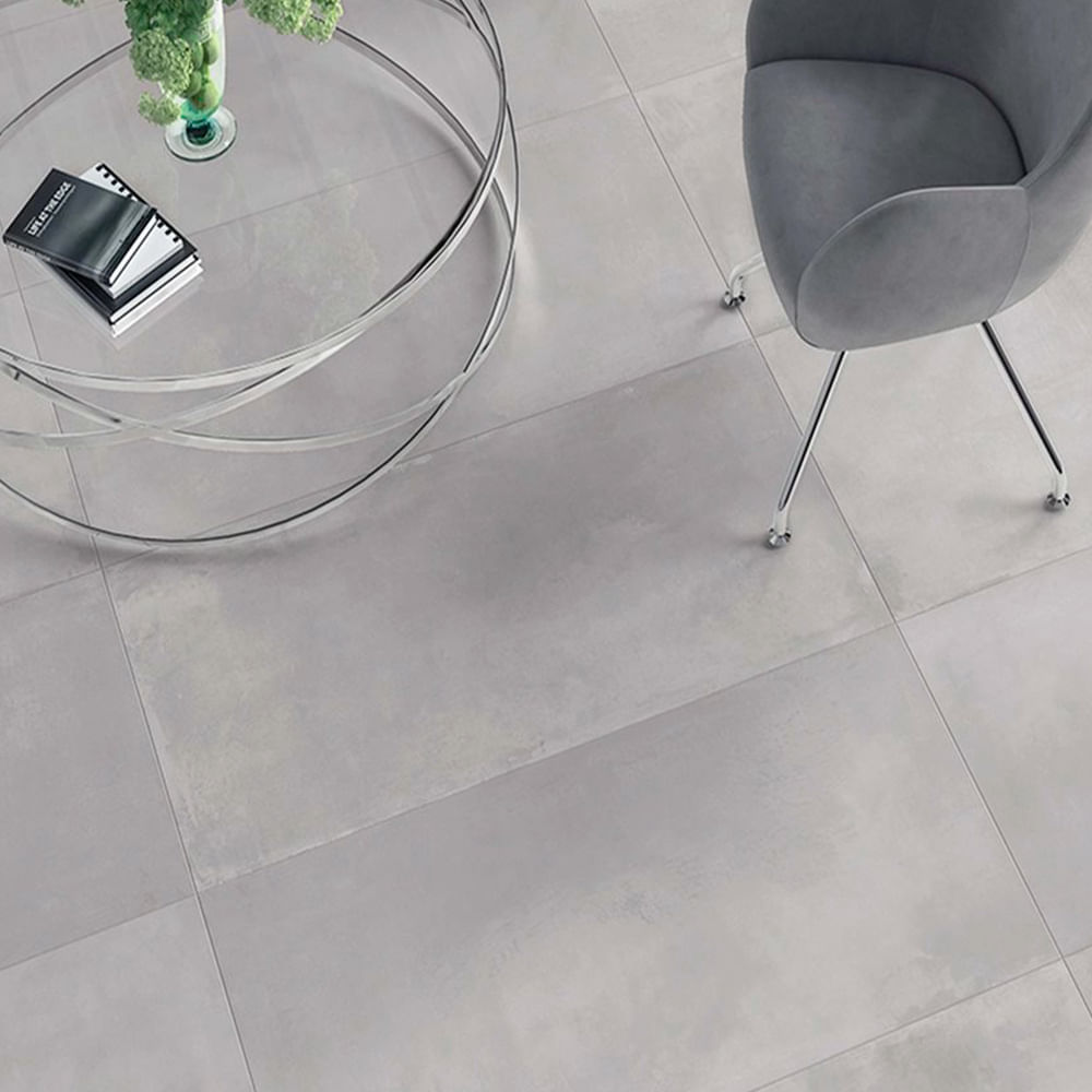 Piso Porcelanato Cementicio Boulevard Blanco Mate 60x120cm 1.44m2 Daltile