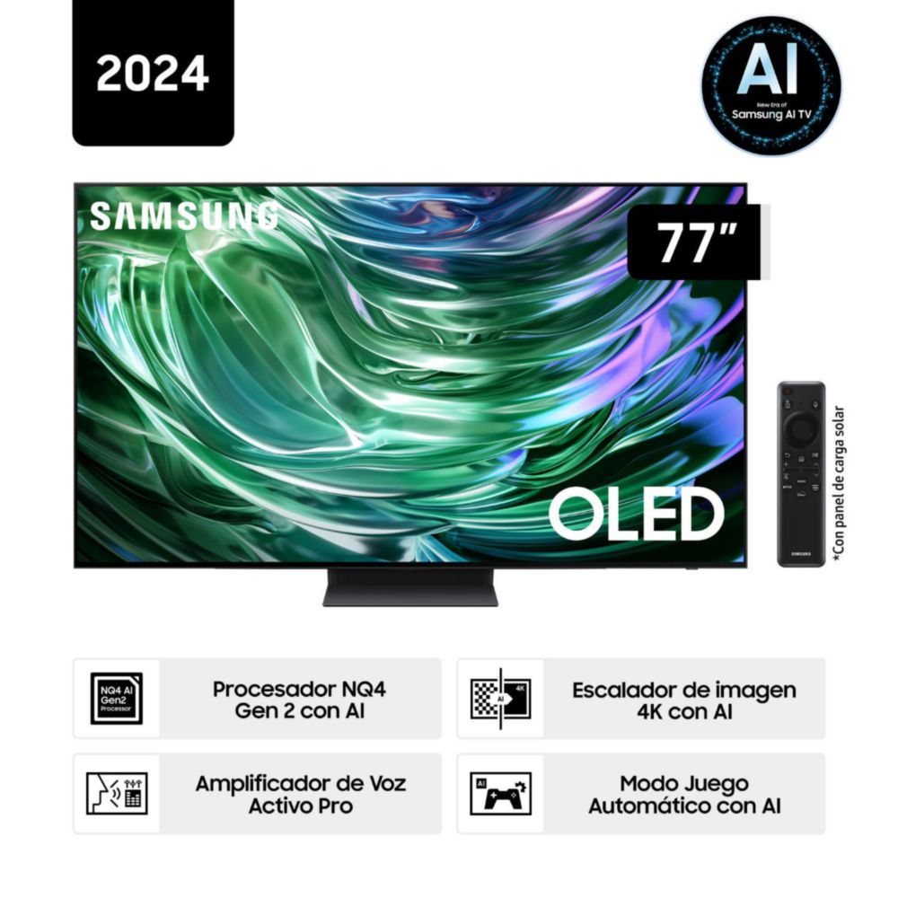 Televisor Samsung 77'' OLED S90D 4K Tizen OS Smart TV (2024)