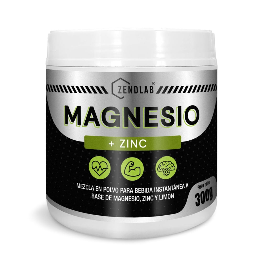 Magnesio Citrato Zendlab 300 gr con Zinc