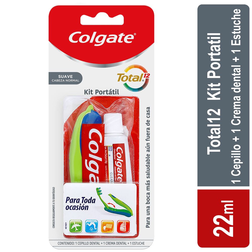 Kit Portátil COLGATE Total: Cepillo De Dientes + Pasta Dental