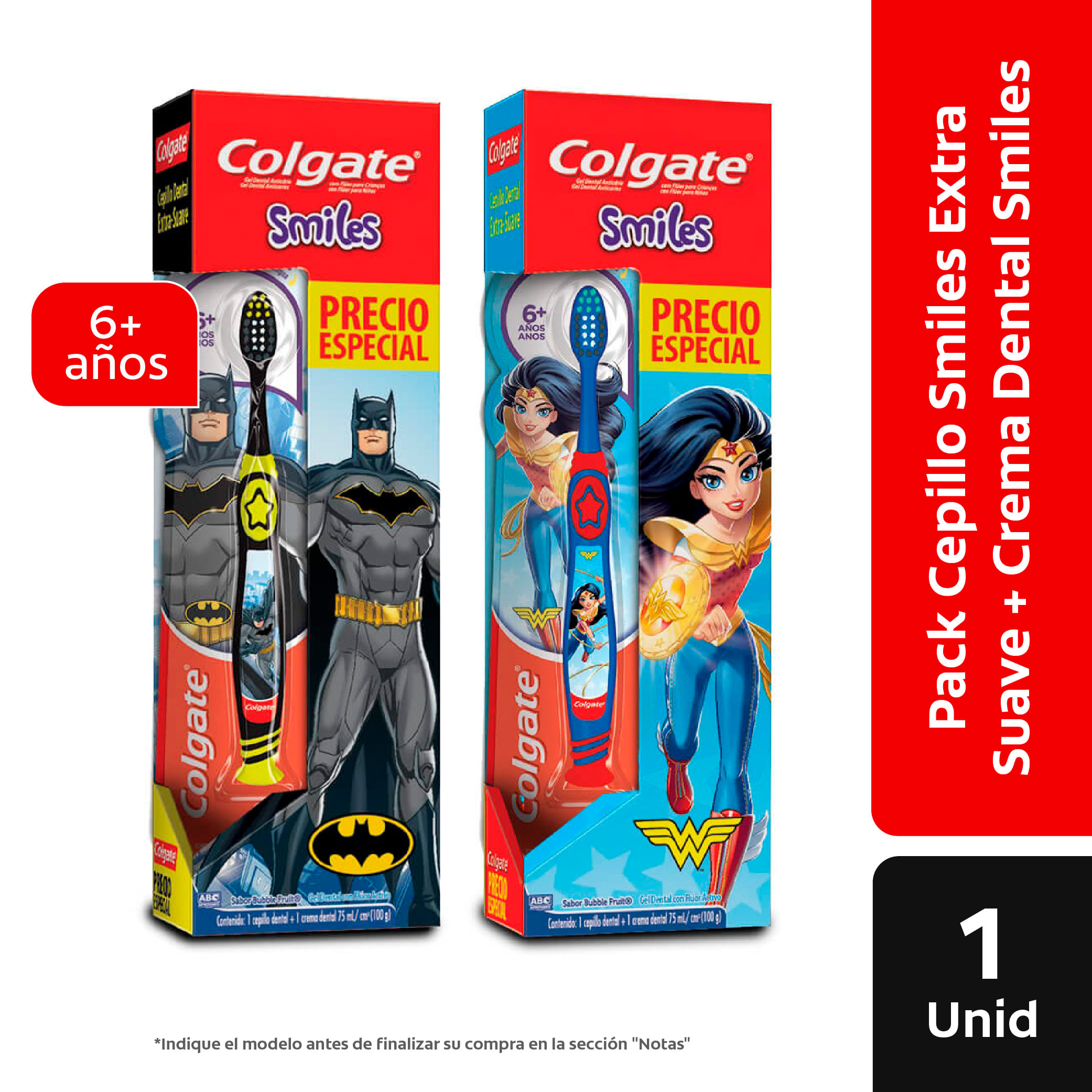 Kit Niños COLGATE Smiles: Pasta Dental para Niños 75ml + Cepillo de Dientes para Niños