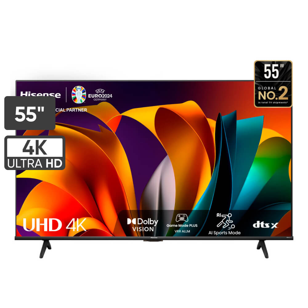 Televisor HISENSE LED 55" UHD 4K Smart TV 55A6N