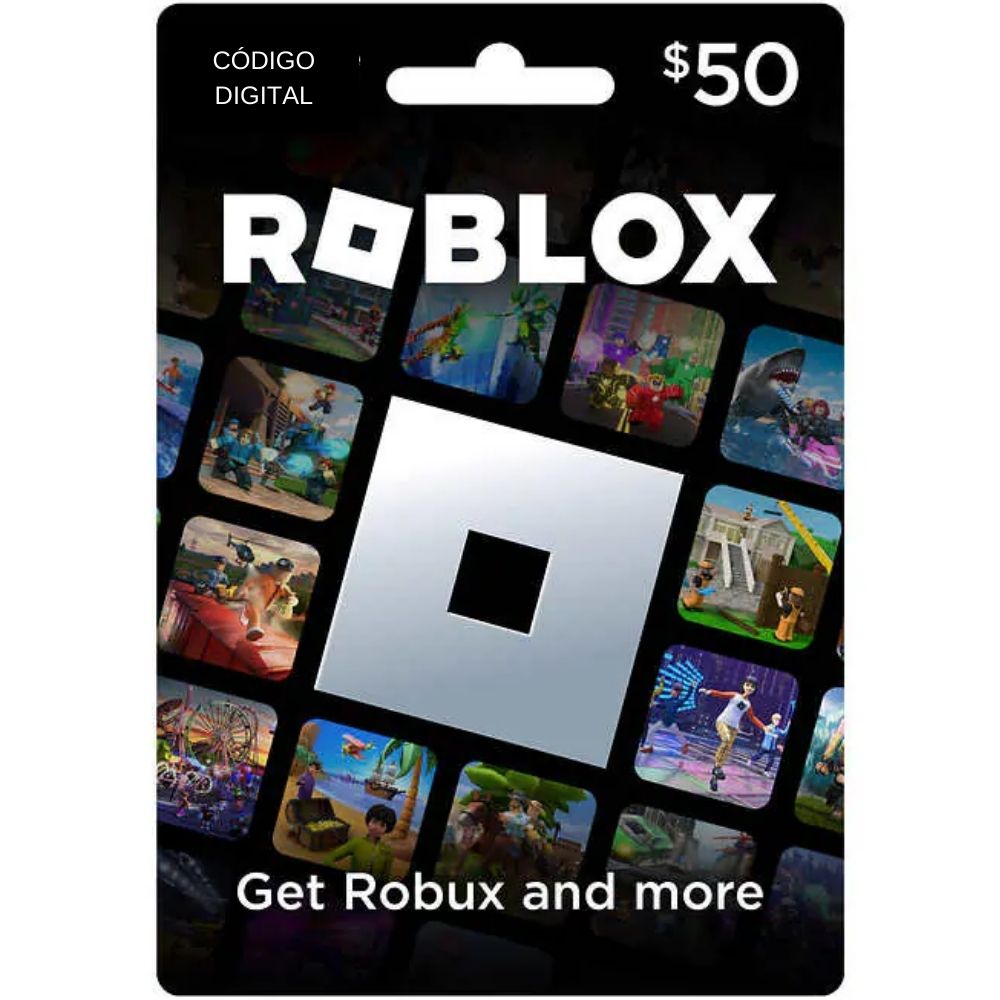 Codigo Roblox Gift Card 50 Usd Global (Digital)