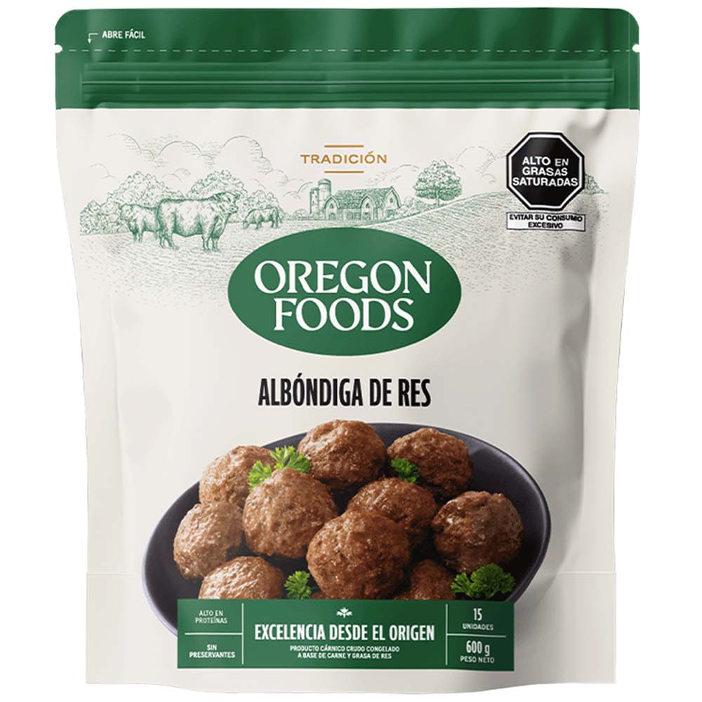 Albóndigas de Carne de Res RANCHERAS Bolsa 600g