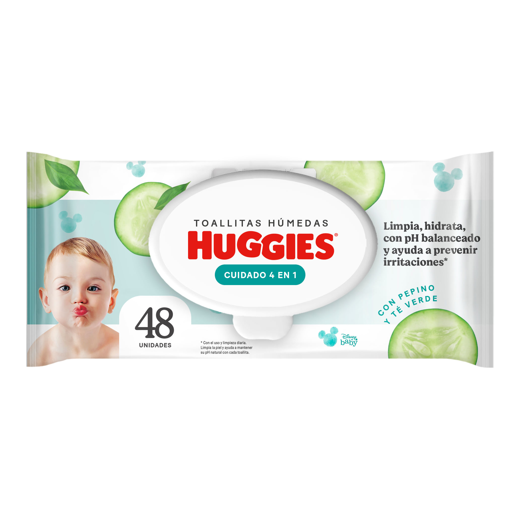 Toallitas Húmedas para Bebé HUGGIES One & Done Paquete 48un