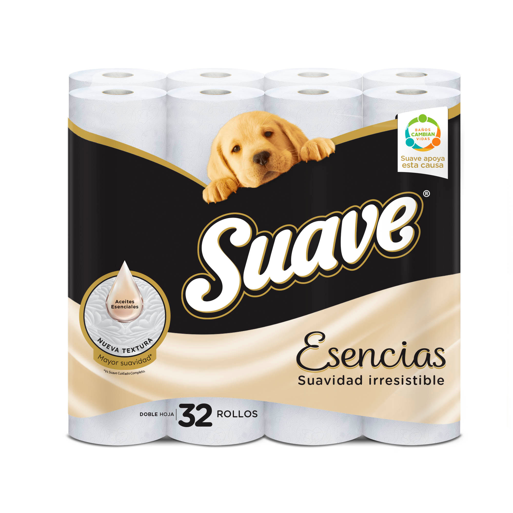 Papel Higiénico SUAVE Esencias Elegance Paquete 32un