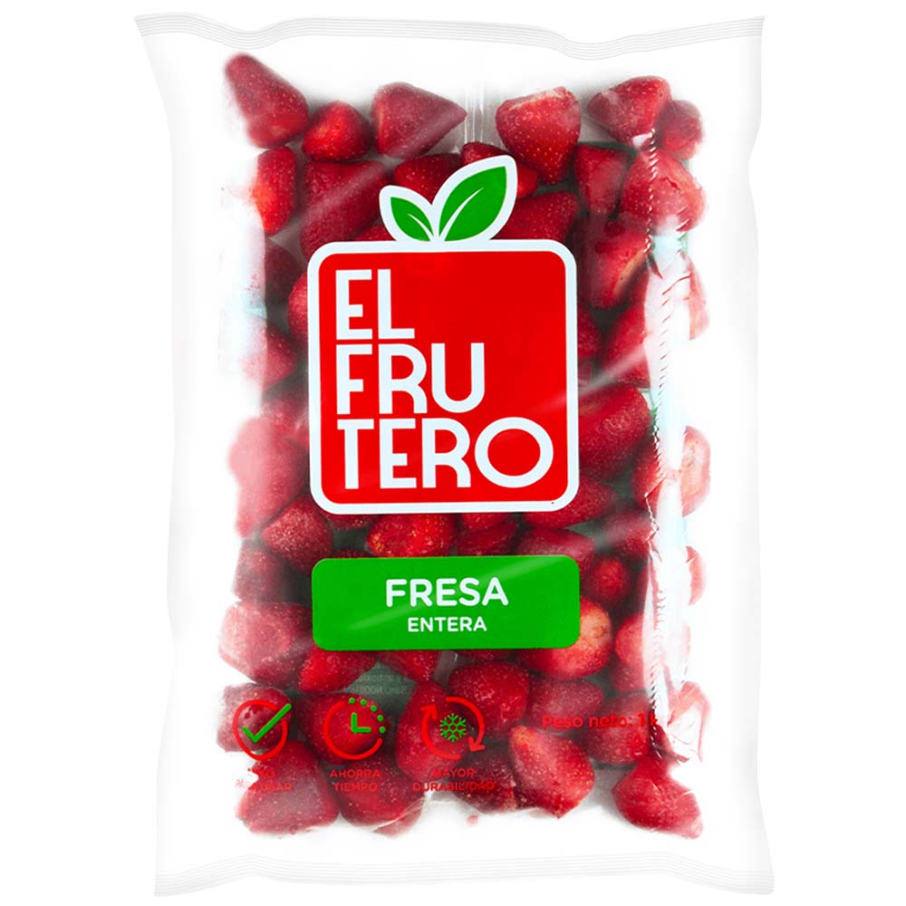 Fresa Entera Congelada EL FRUTERO Bolsa 1Kg