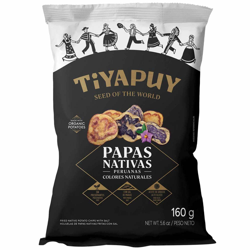 Hojuelas de Papas Nativas TIYAPUY Mix Fritas Bolsa 160g