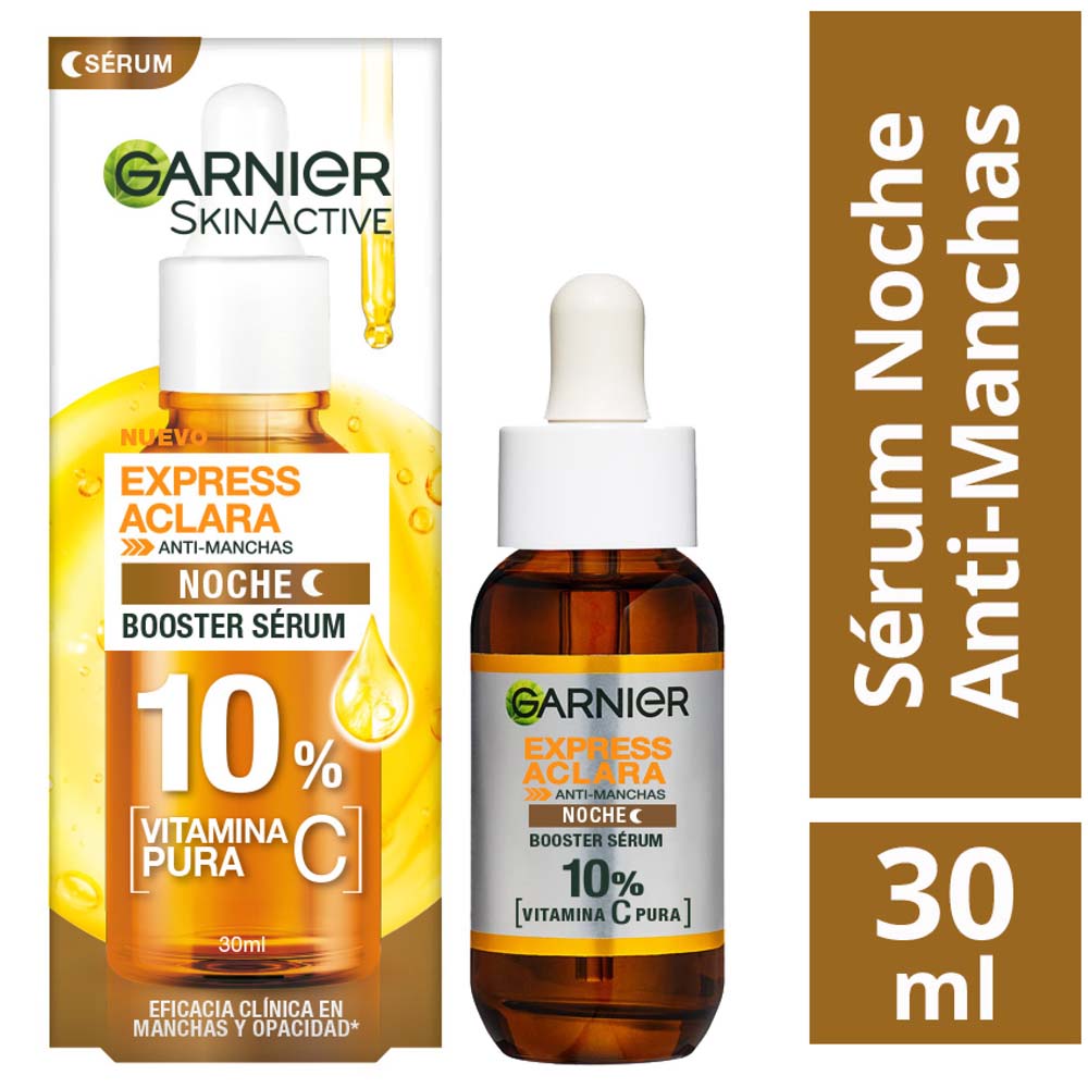 Sérum Anti-Manchas GARNIER Noche Express Aclara Frasco 30ml