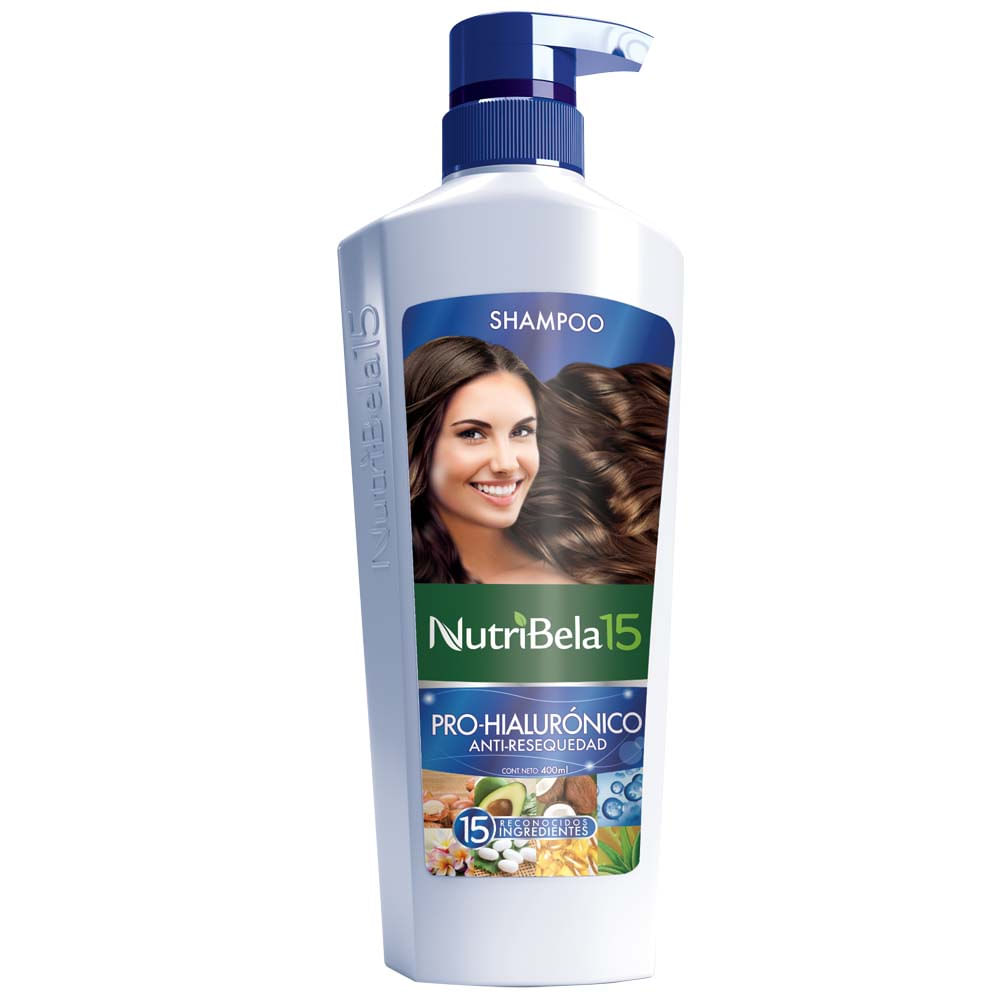 Shampoo NUTRIBELA Hialurónico Frasco 400ml
