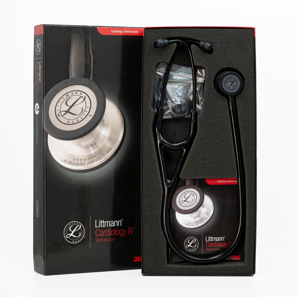 Estetoscopio Littmann® Cardiology IV™ Negro Black Edition Código 6163