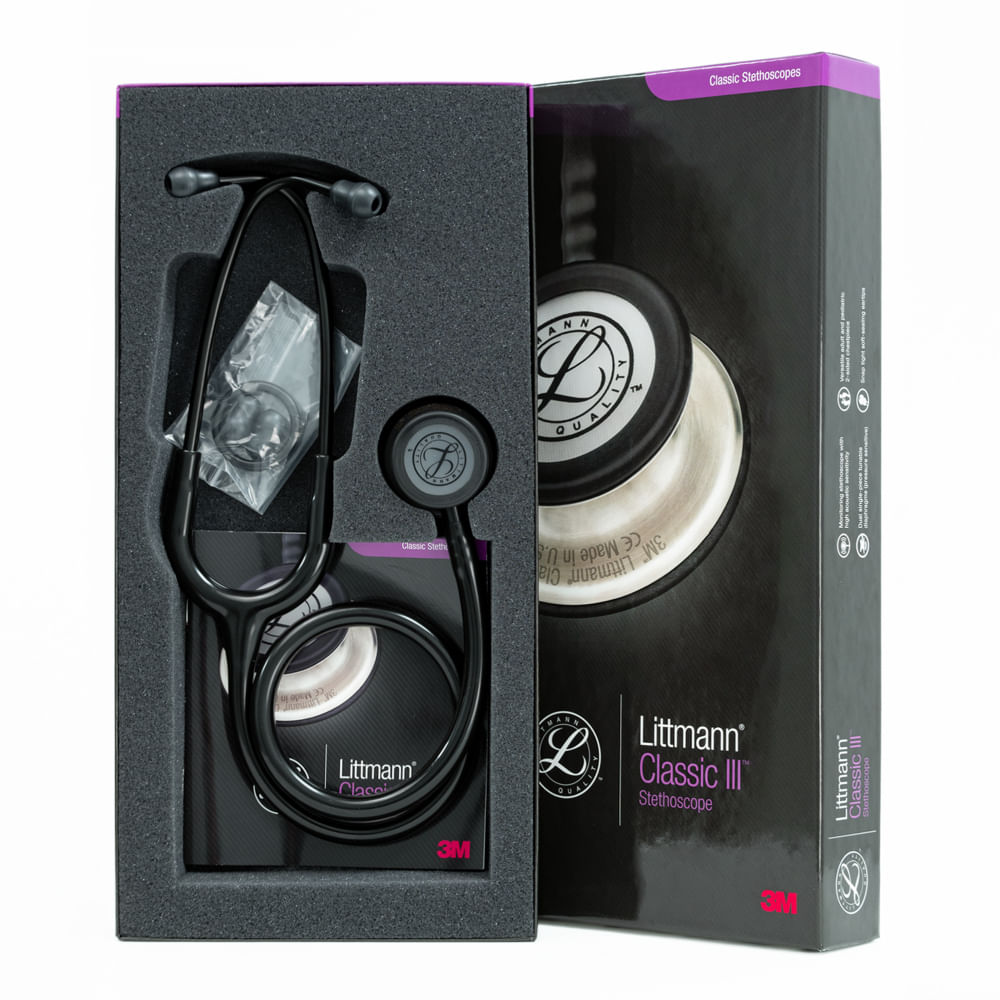 Estetoscopio Littmann® Classic III™ Black Edition Código 5803