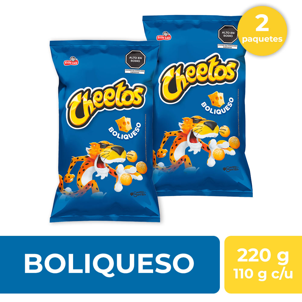 Pack Boliqueso CHEETOS Bolsa 110g x2un