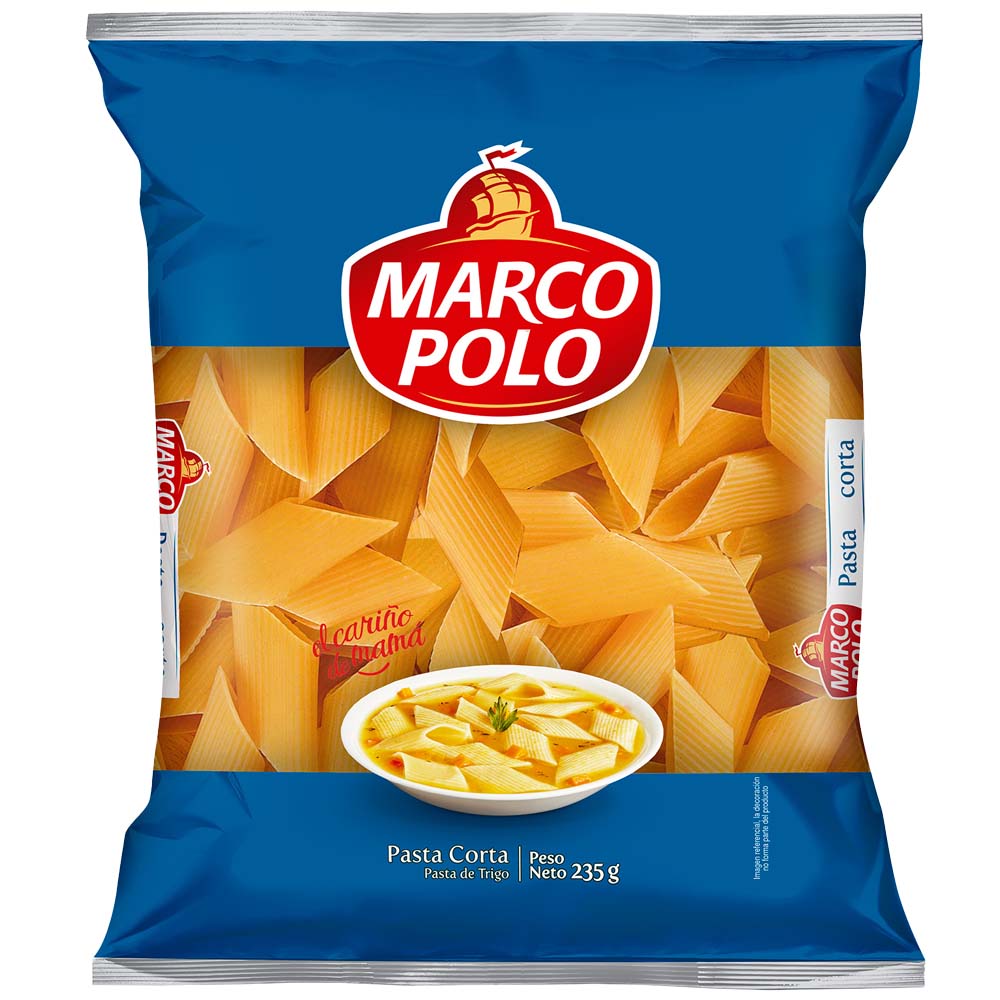 Fideos Macarrón MARCO POLO Bolsa 235g