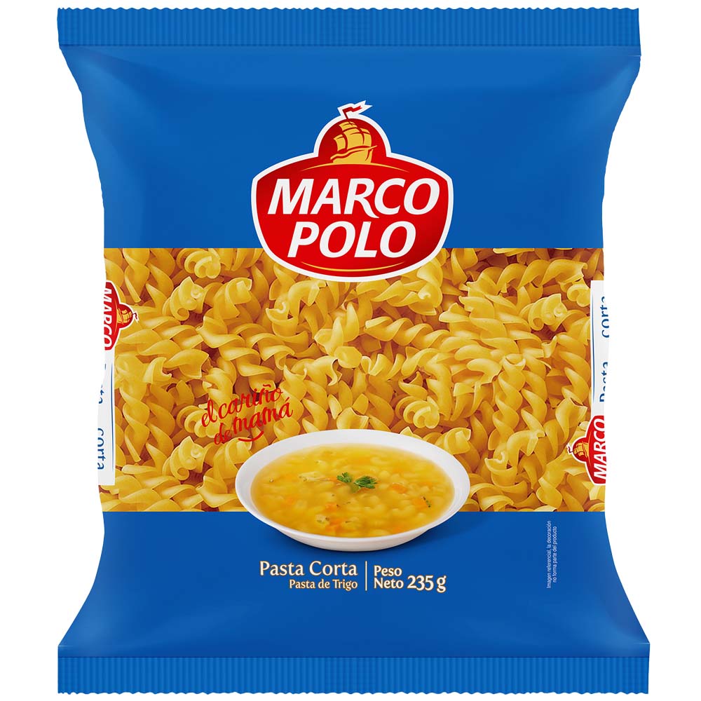 Fideos Tornillo MARCO POLO Bolsa 235g