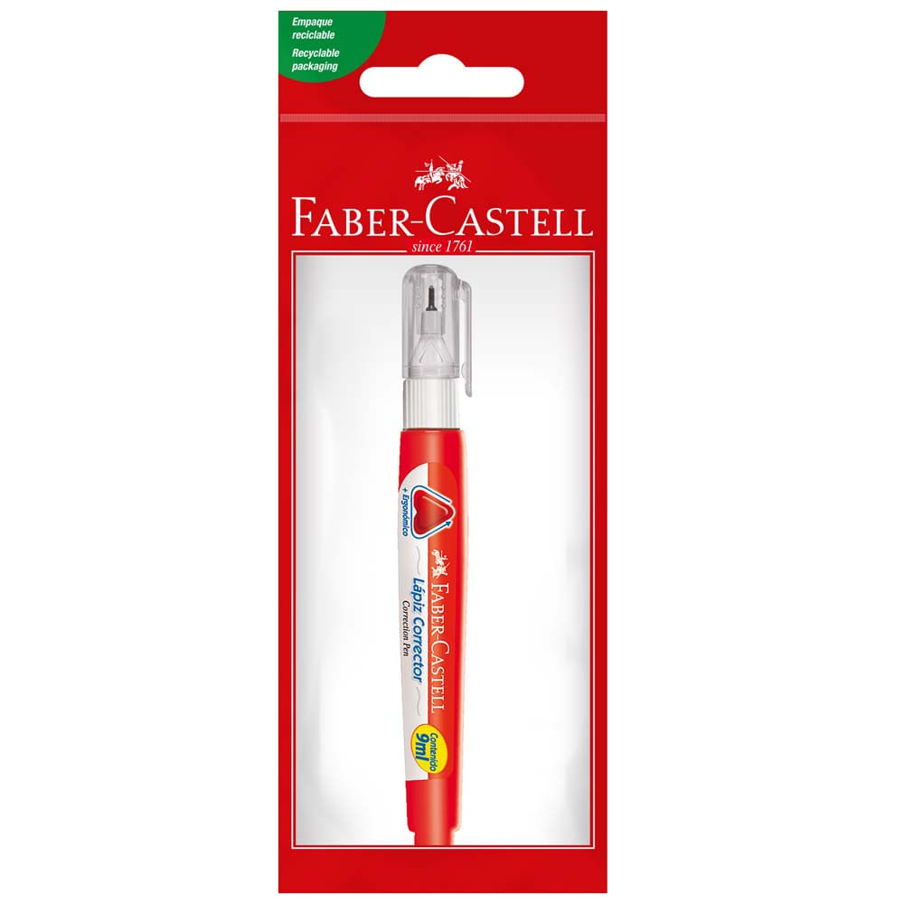 Faber Lapiz Corrector 9ml FABER CASTELL bolsa x1un