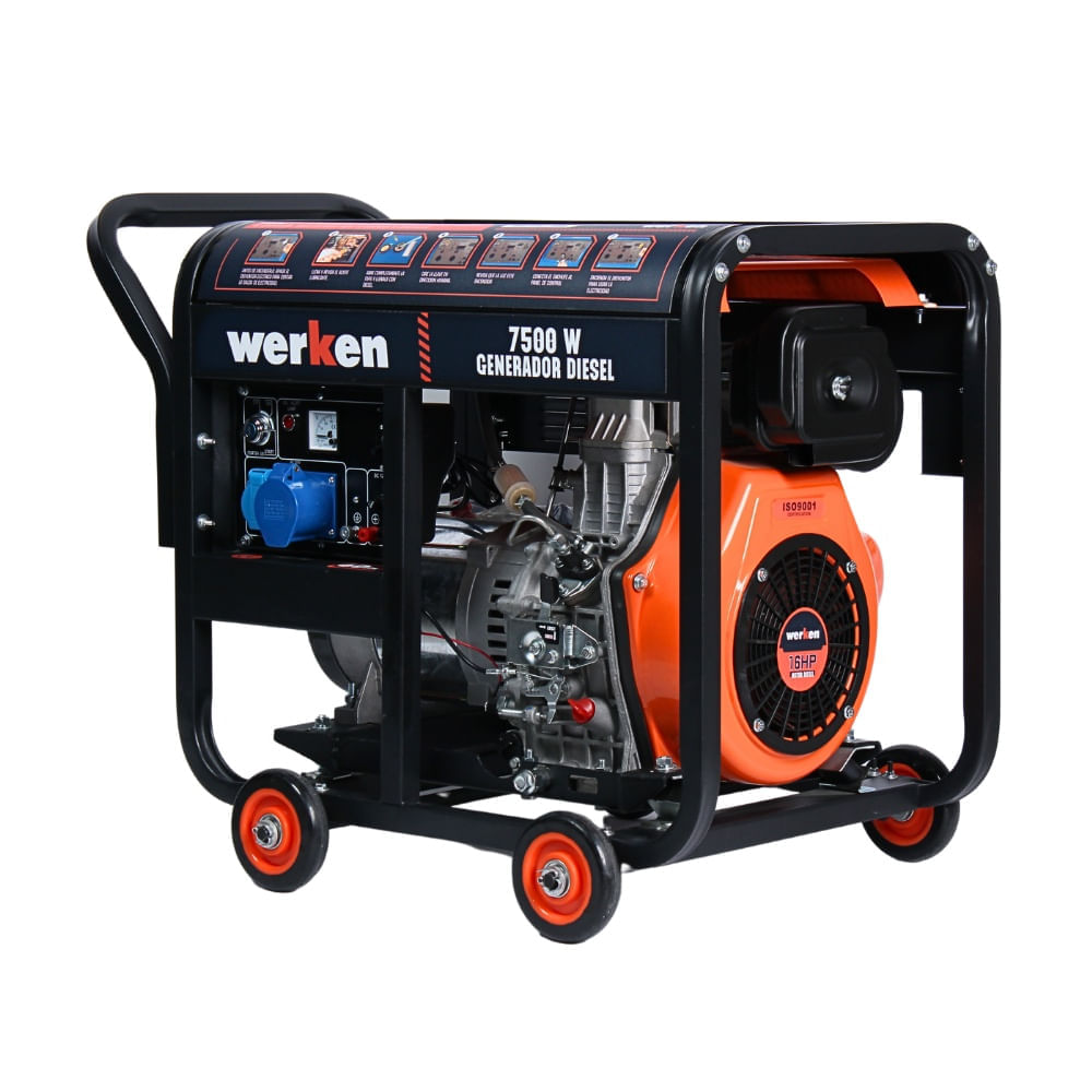 Generador Diesel HP8500CXE 7500W Werken