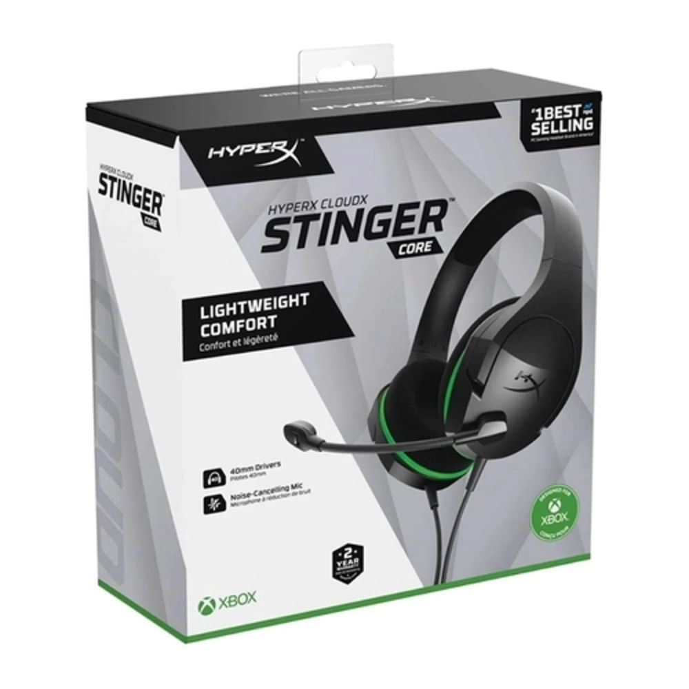 Audífono Gamer HyperX Cloud Stinger Core Xbox One Series X/S Stéreo Con Cable Alámbrico