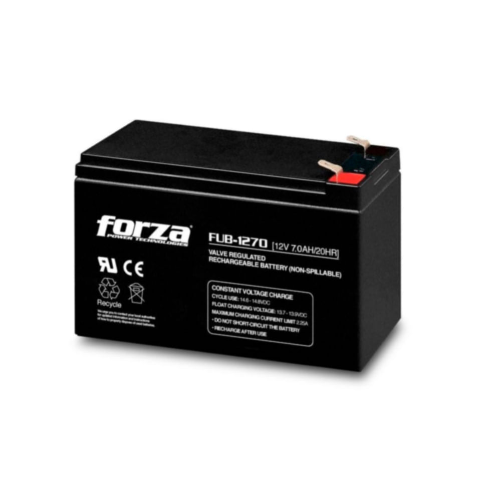 Batería 7A 12V Multipropósito Carga Cíclica O Flotante - FUB-1270