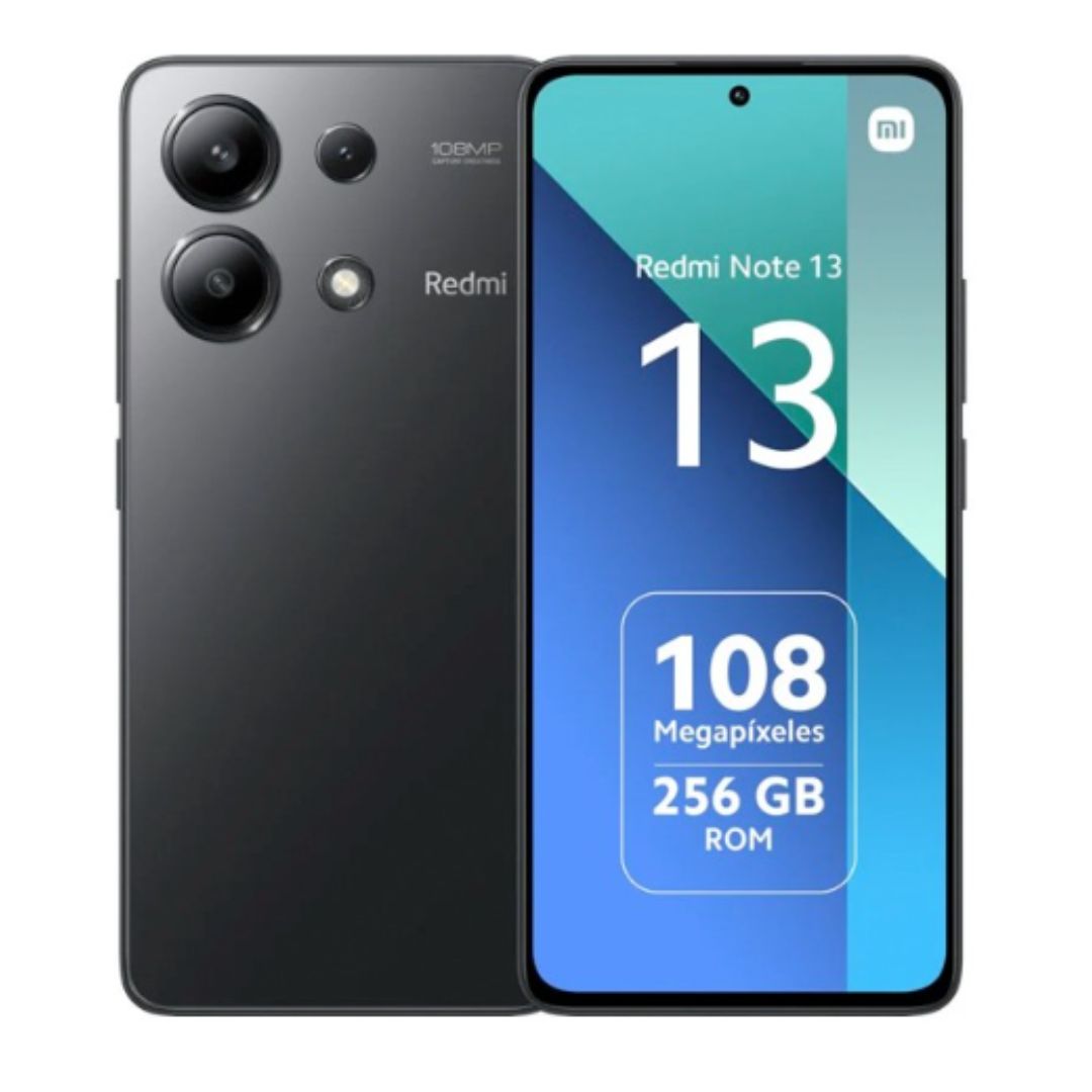 Celular Xiaomi Redmi Note 13 256GB 8GB 108MP 8MP - Negro