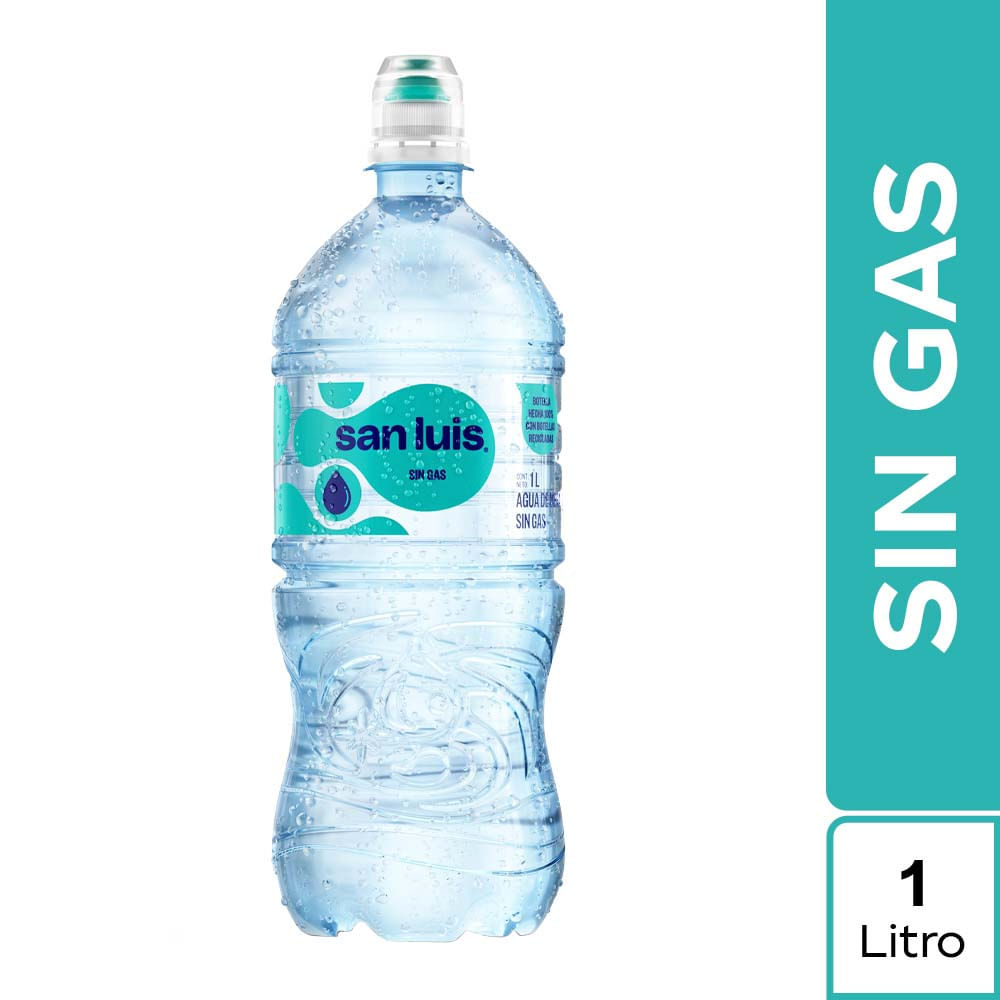 Agua Mineral SAN LUIS sin Gas Botella 1L