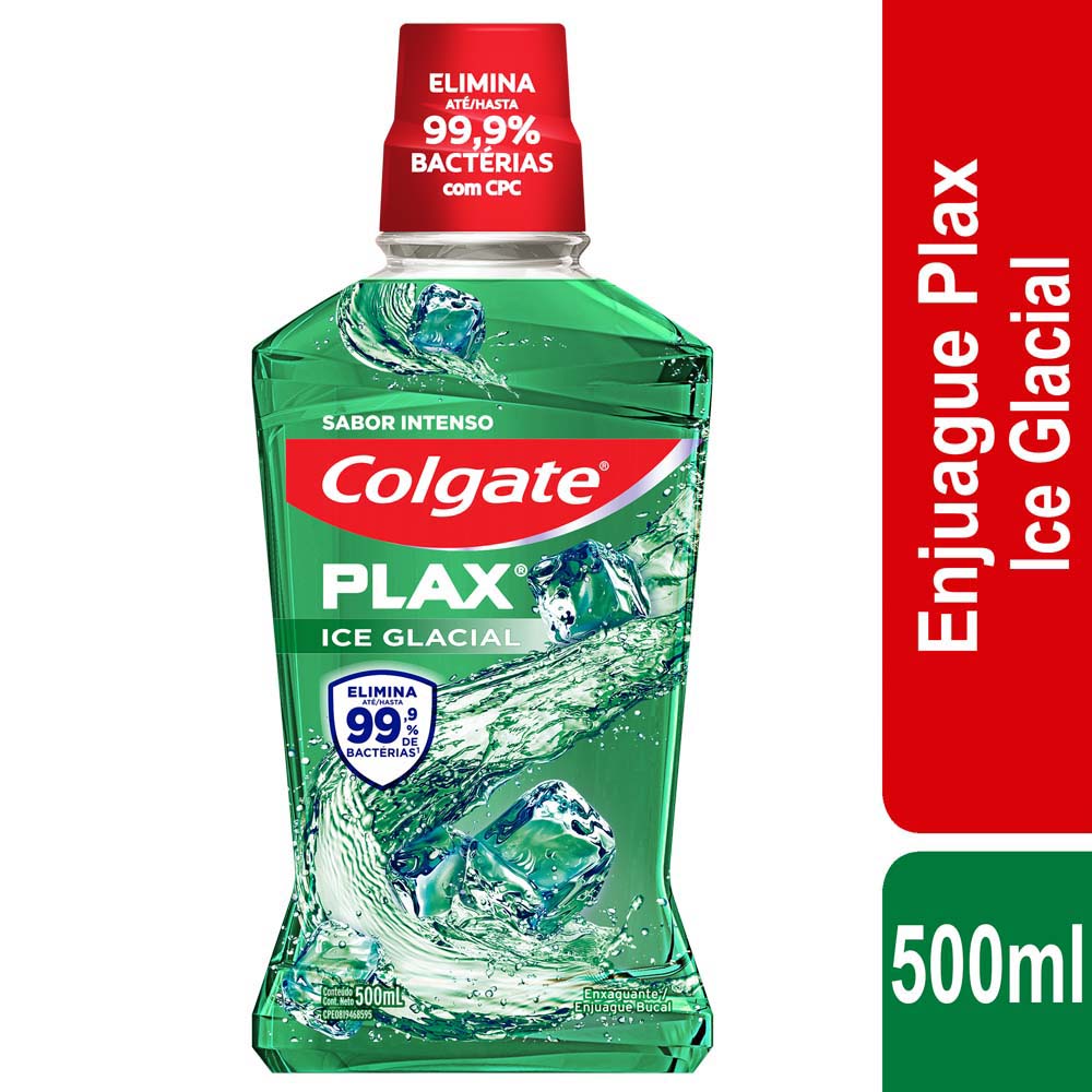 Enjuague Bucal COLGATE Plax Ice Glacial 500ml