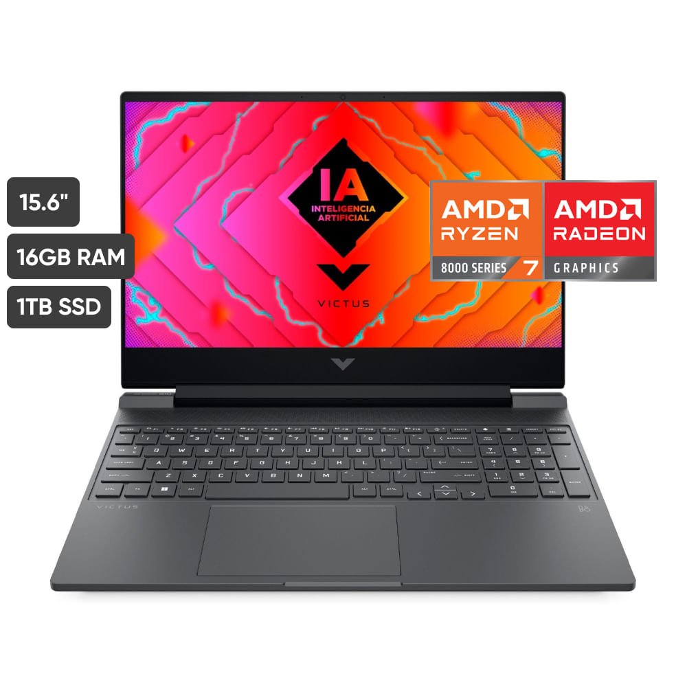 Laptop Gamer HP 15-FB2017LA 15.6" AMD Ryzen 7 (8000 series)) 16GB 1TB SSD