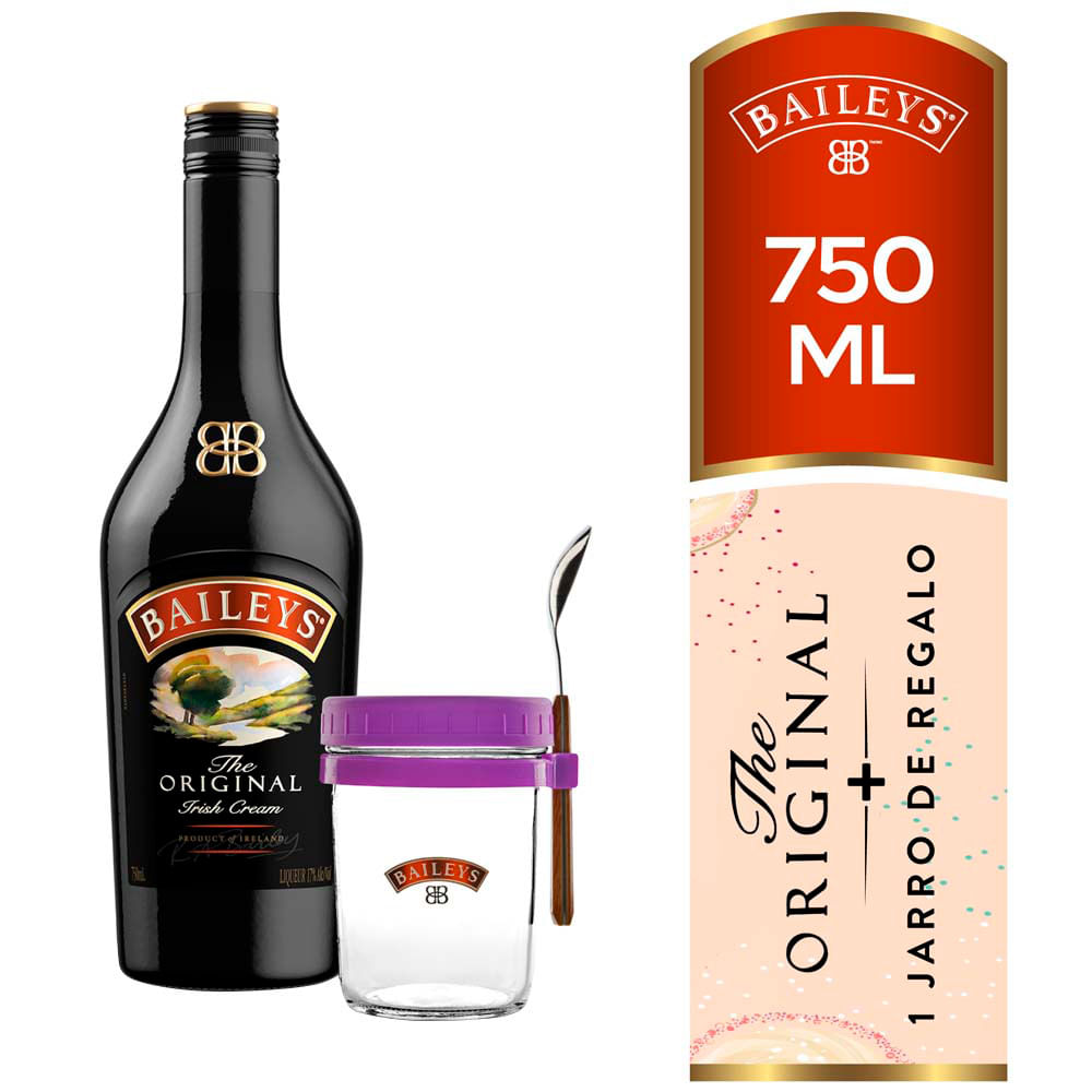 Pack Licor de Crema BAILEYS Original Botella 750ml + Jarro