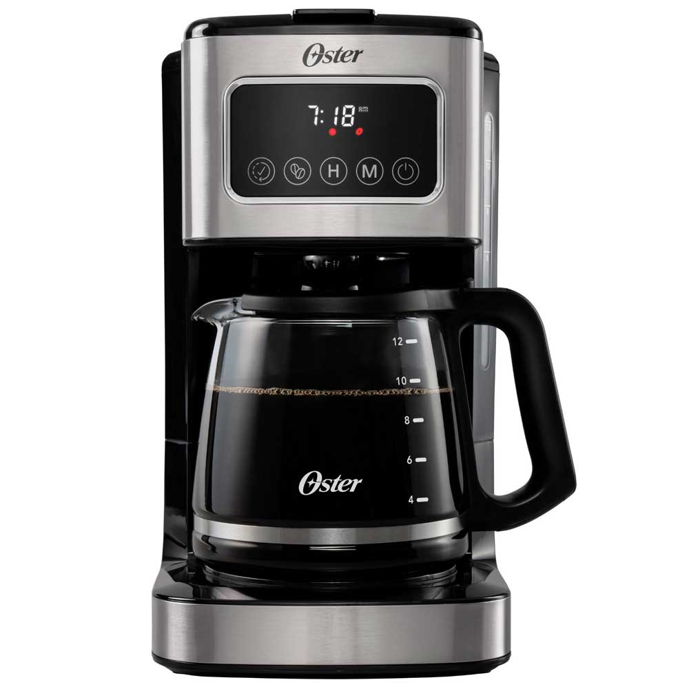 Cafetera OSTER 12 Tazas Goteo Pantalla Táctil BVSTDC4403 Negro