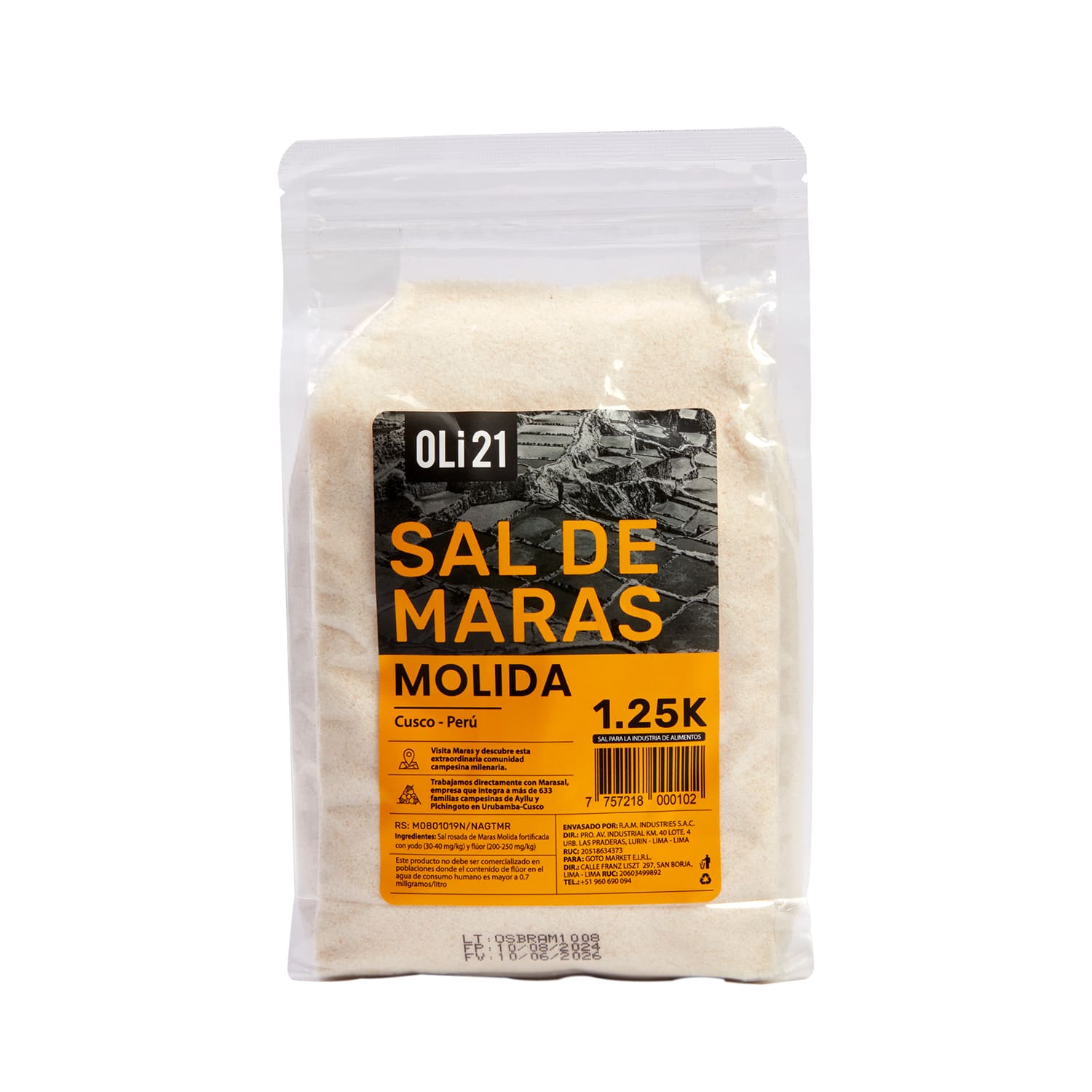 Sal De Maras Molida Oli21 1.25Kg