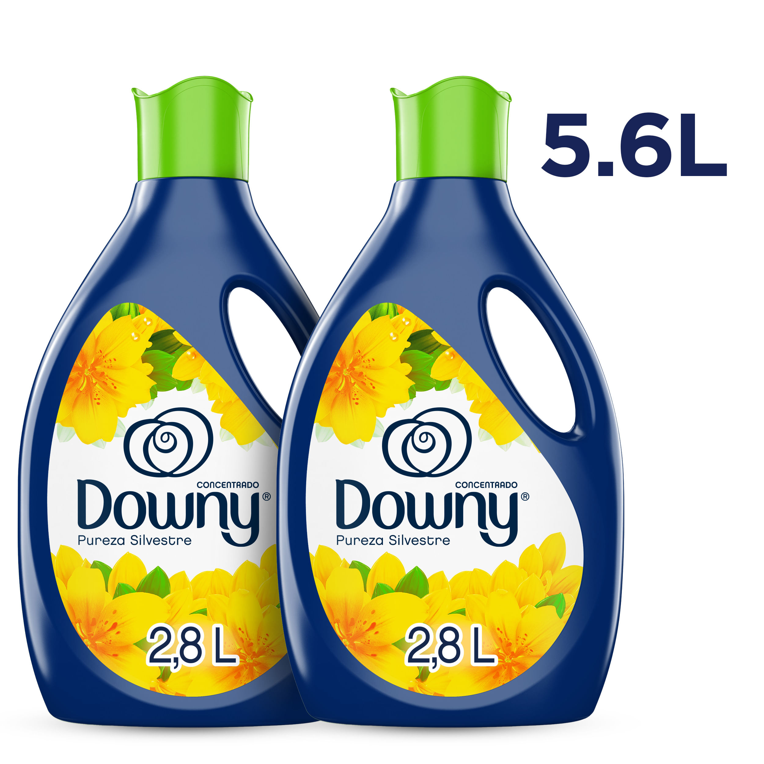 Pack Suavizante DOWNY Pureza Silvestre Botella 2.8L x 2un